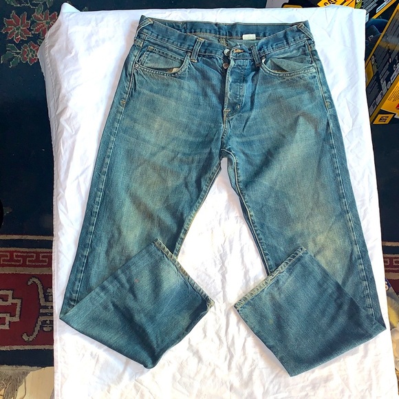 Men's H & M Blue Jeans Denim - Picture 2 of 14